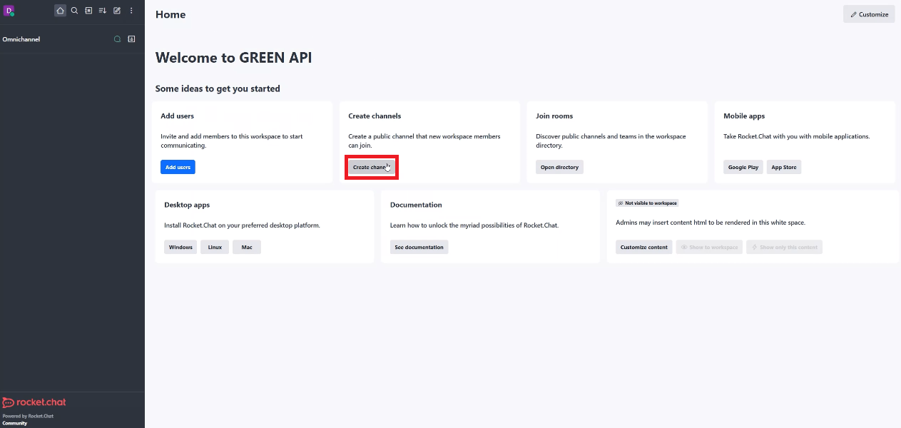 Rocket.Chat install 3