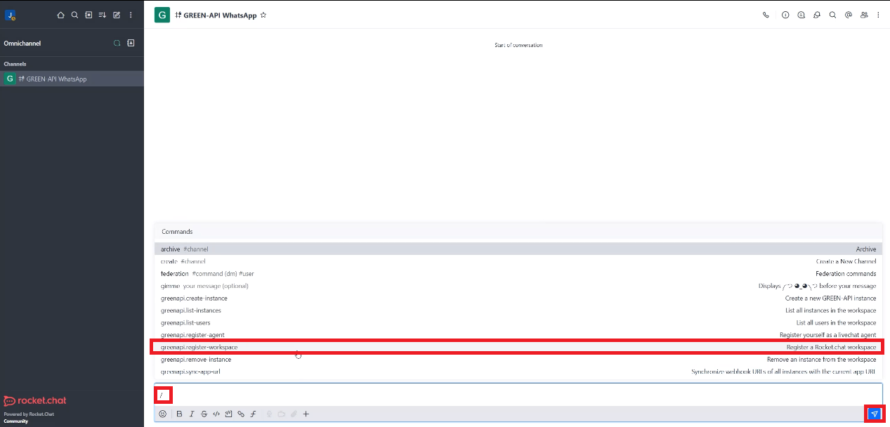 Rocket.Chat install 7